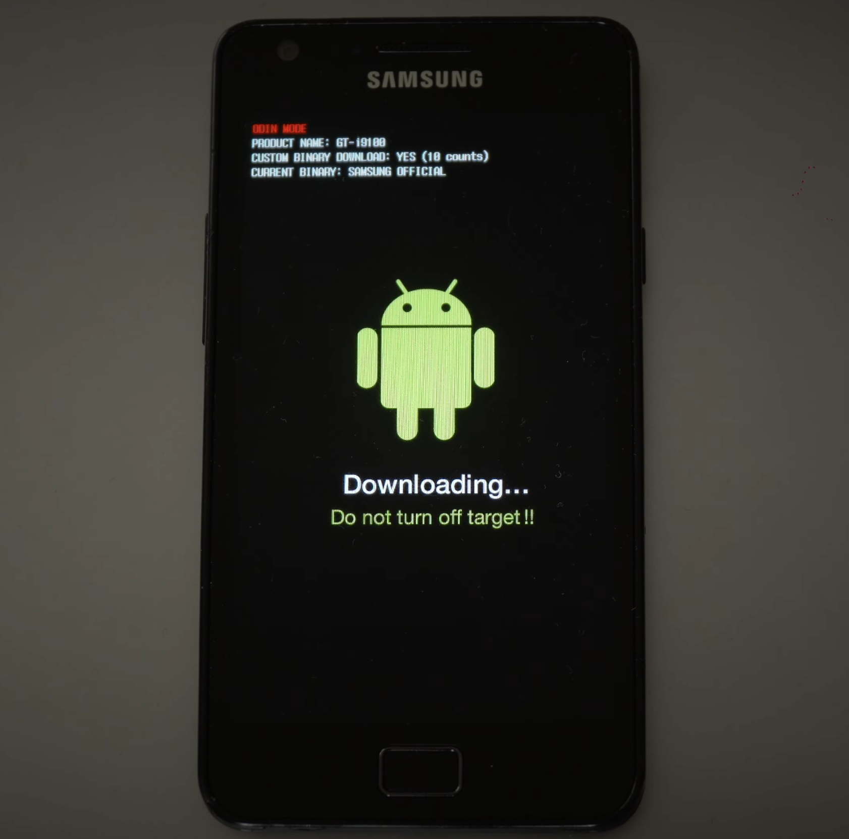 Samsung Galaxy Download Mode Evolution — Martin Nobel